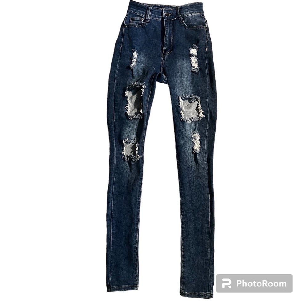 FashionNova | Skinny Jeans | Dark Wash | Women’s XS (1/2)